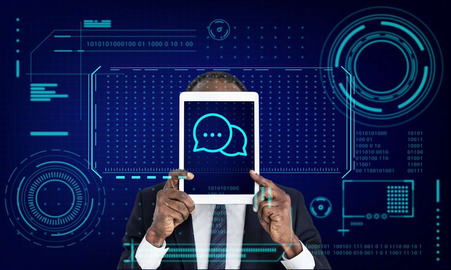 Speech bubble conversation talk message graphic